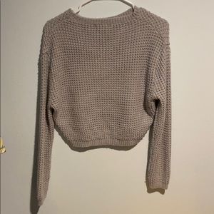 cropped sweater
